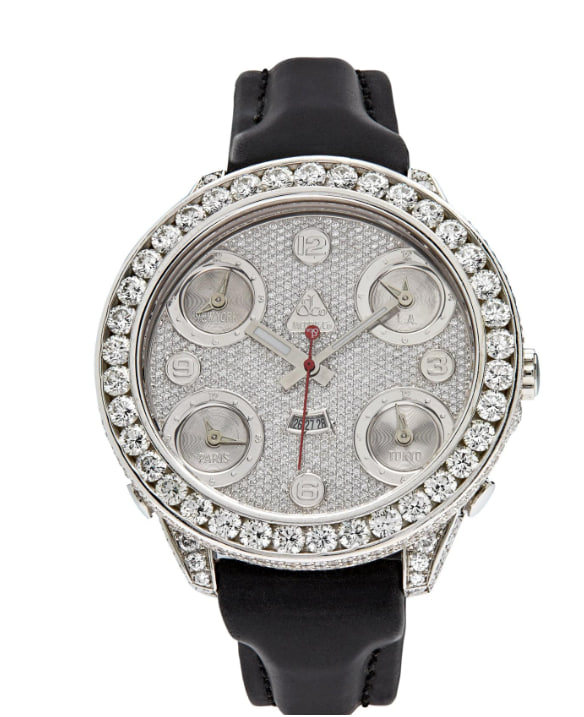 Jacob & Co Five Time Zone Steel Diamond JCM-30